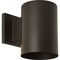Progress Lighting 5" Bronze Outdoor Wall Cylinder P5674-20 - alternate 1
